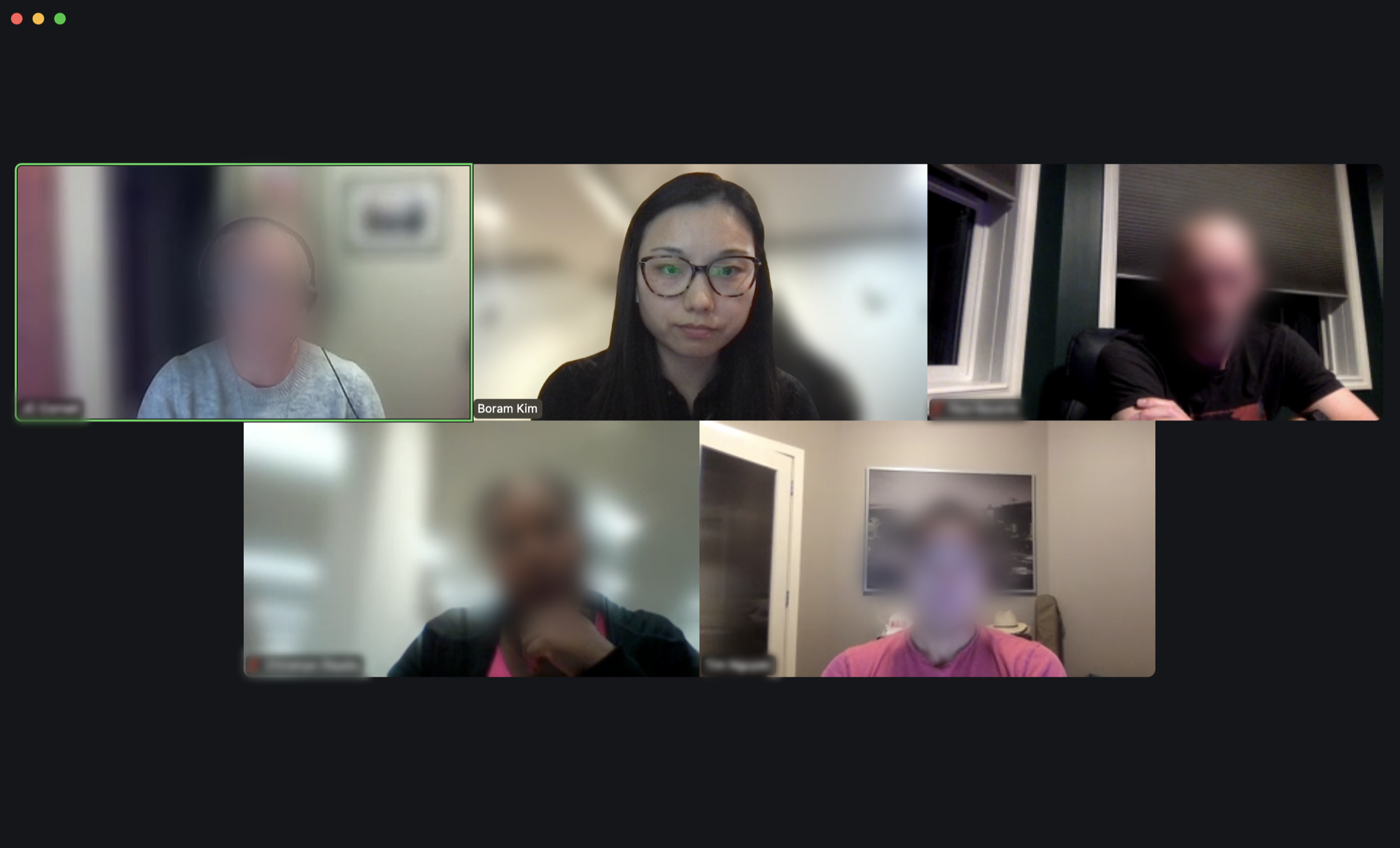 Video call with the Cudagra founding team during the project kickoff