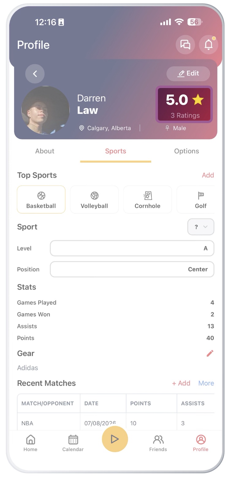 Shipped Cudagra profile screen with the 5.0-star rating summary highlighted